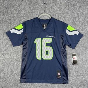 NWT NFL Nike Jersey Seattle Seahawks Tyler Lockett #16 Youth Size Medium 10/12